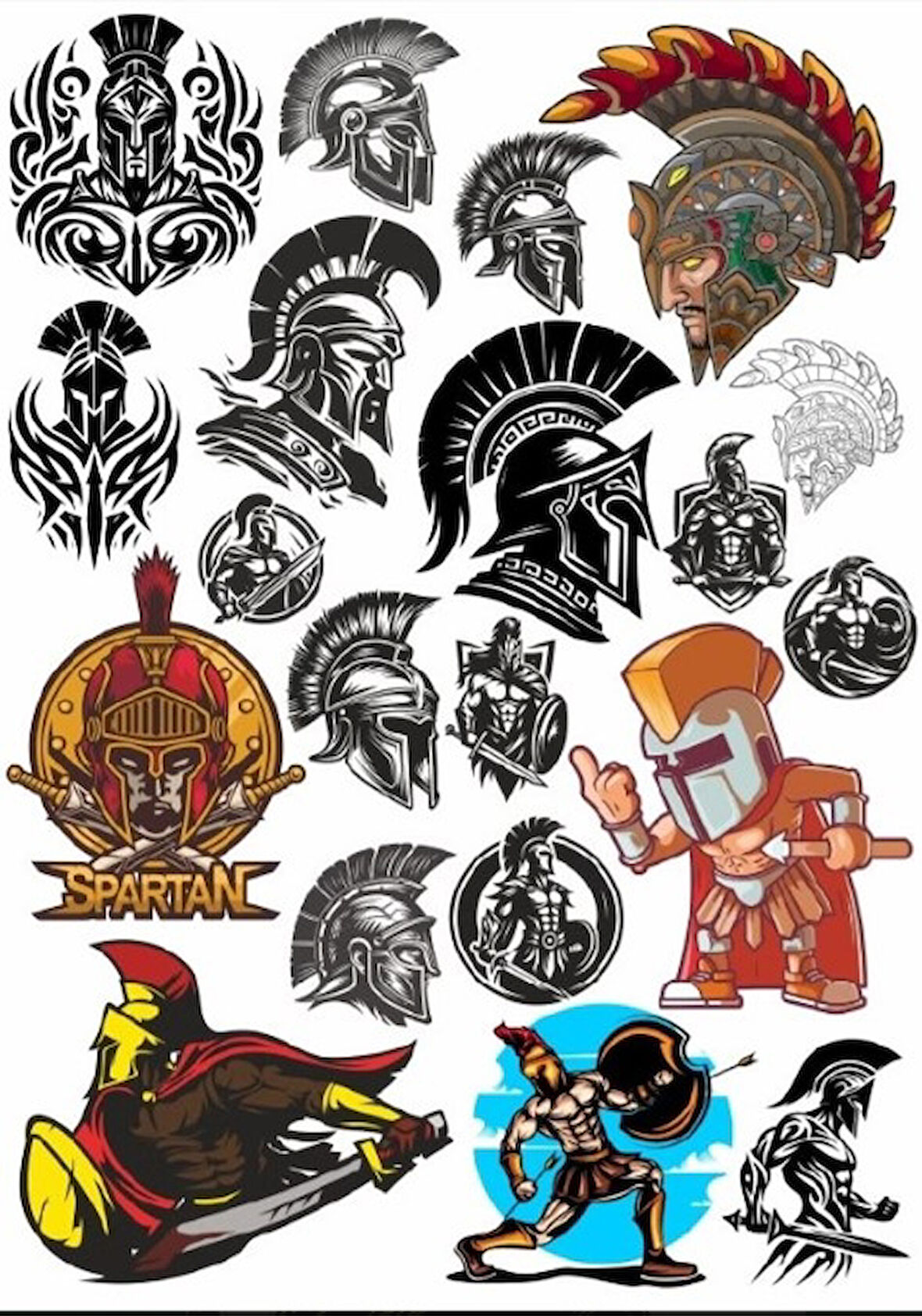 Spartalı Sticker Set
