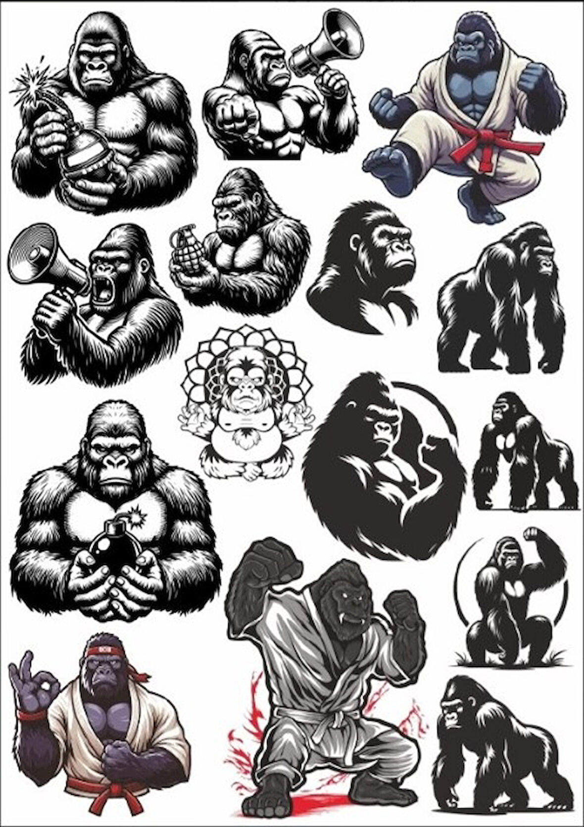 Goril Sticker Set