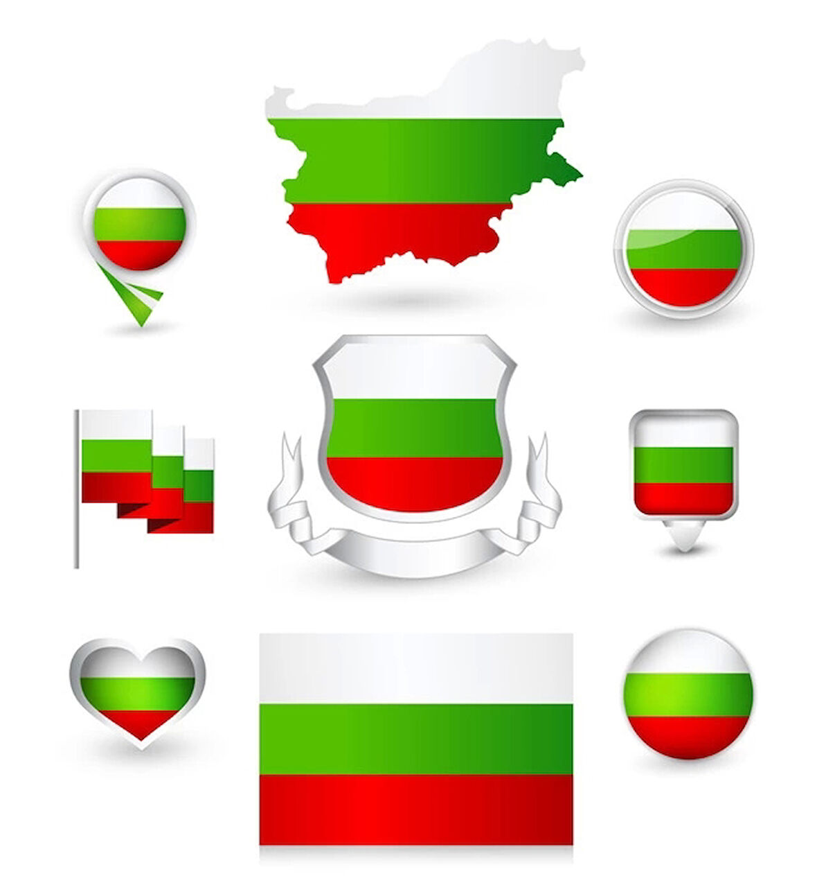 Bulgaristan Sticker Set