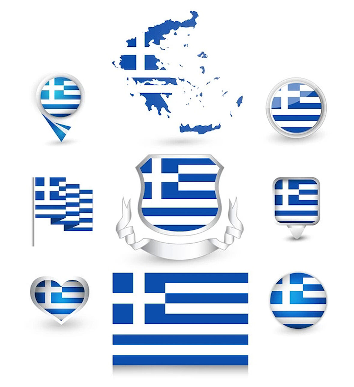 Yunanistan Sticker Set