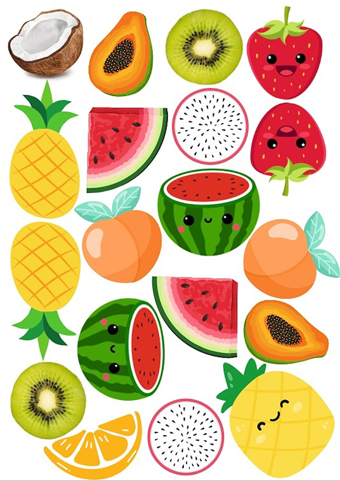 Meyveler Sticker SEt