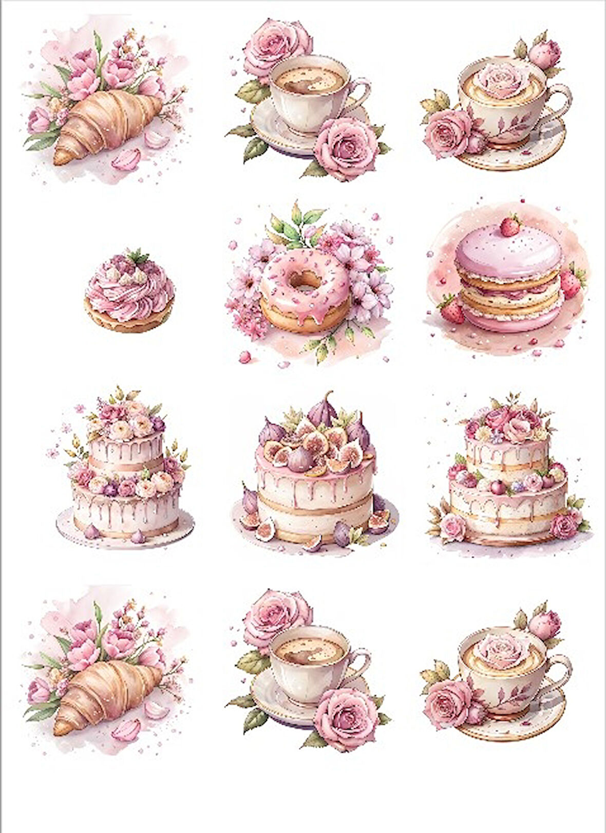 Pasta Sticker Set