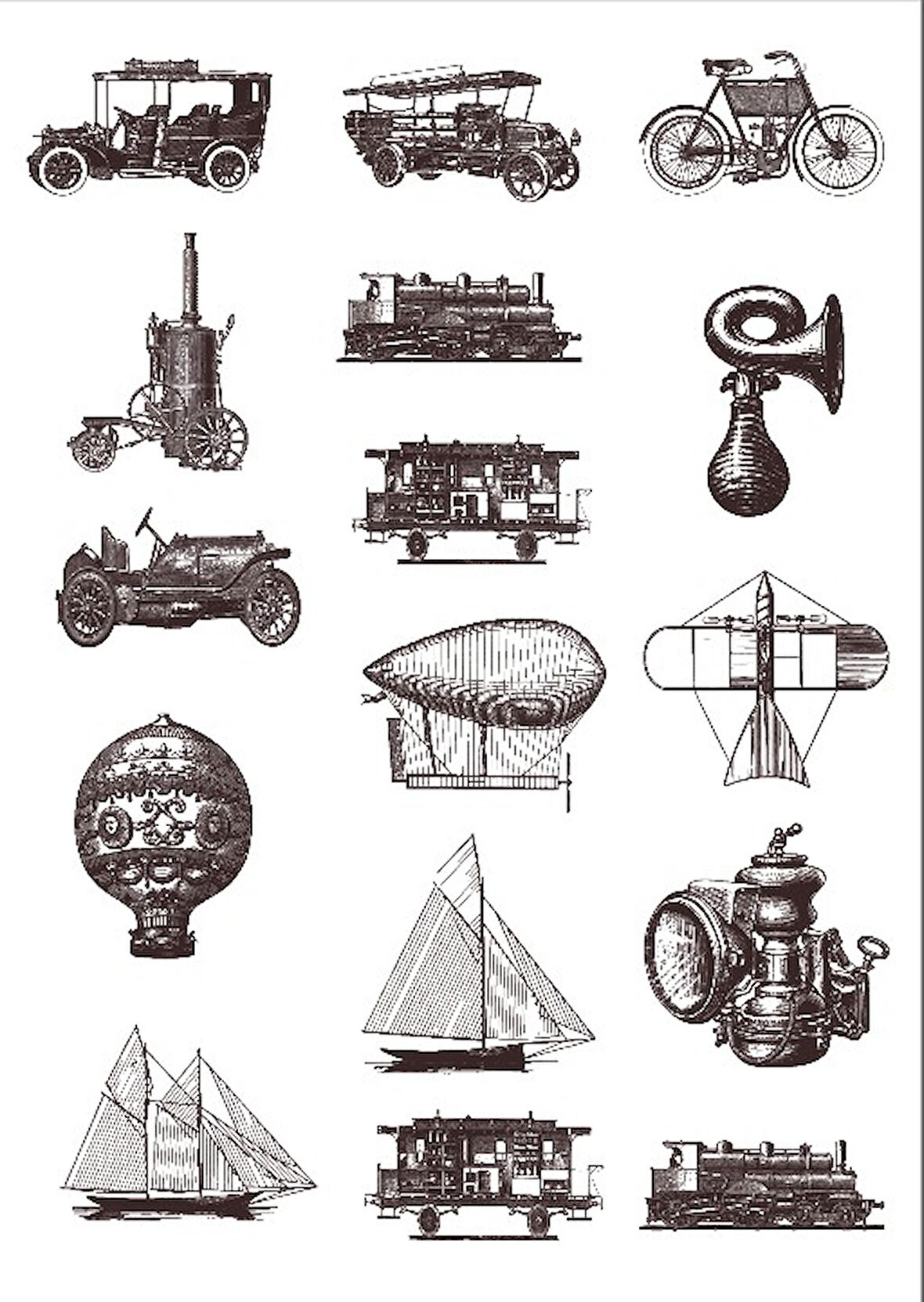 Old Araçlar Sticker Set