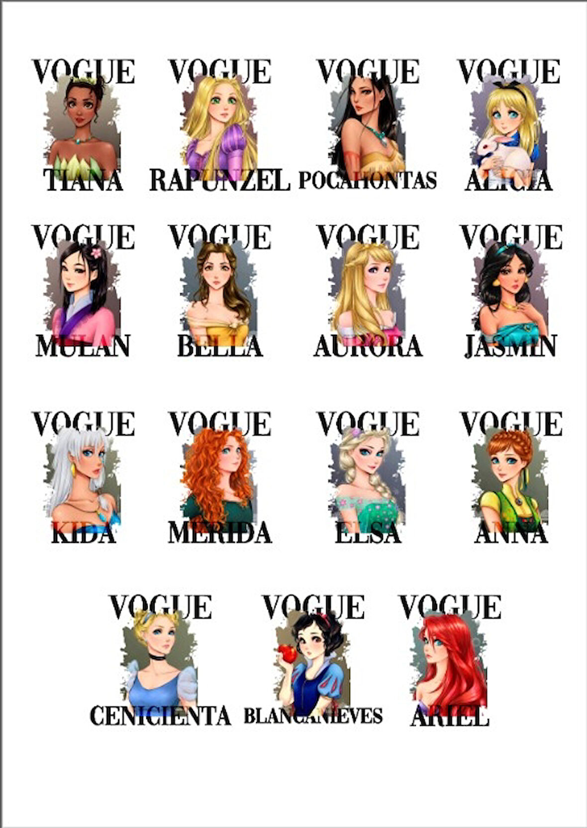 Vogue Sticker Set