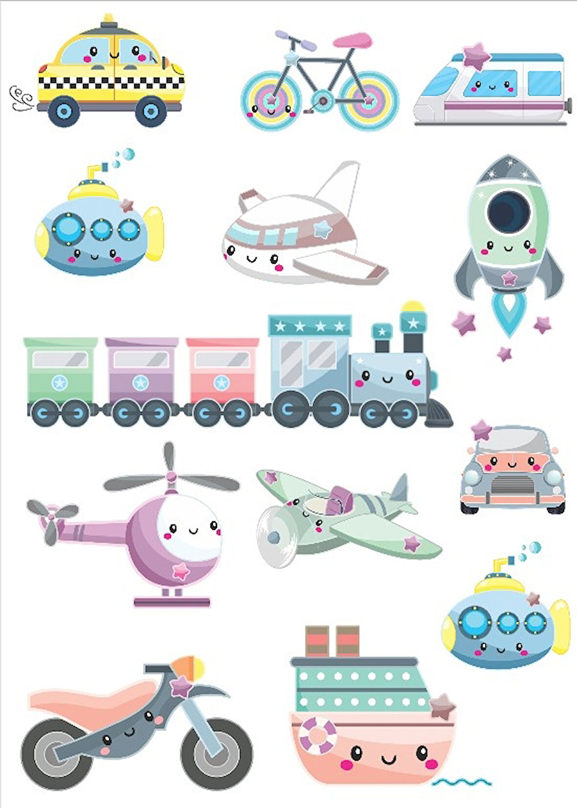 Araçlar Sticker Set