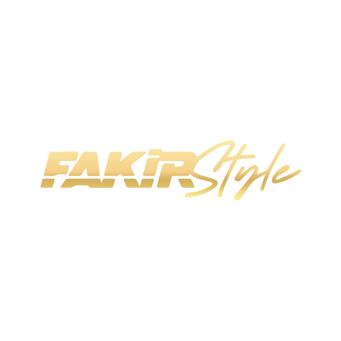 Fakir Style Sticker 17x17 Cm Gold