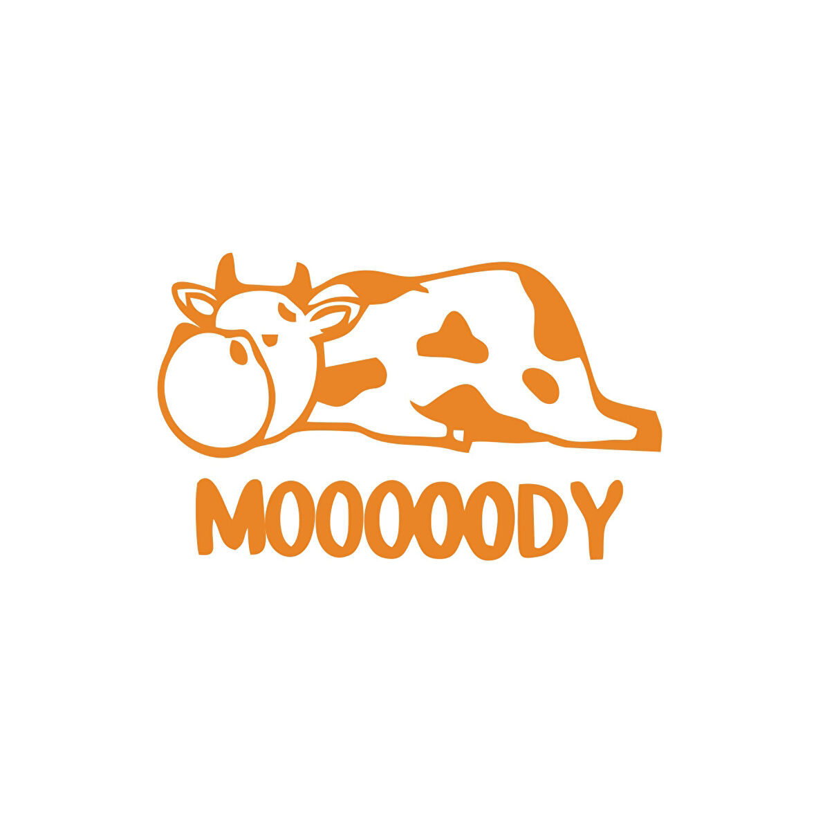 Moody Sticker 17x17 Cm Turuncu