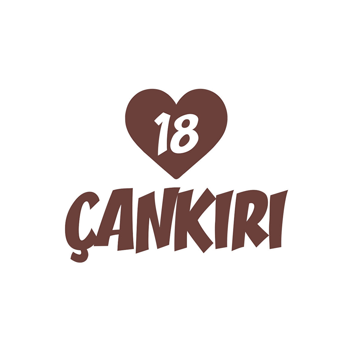 Kalpli 18 Çankırı Araba Sticker 17x17 Cm Kahverengi
