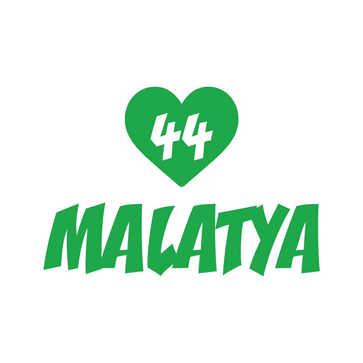 Kalpli 44 Malatya Araba Sticker 17x17 Cm Yeşil
