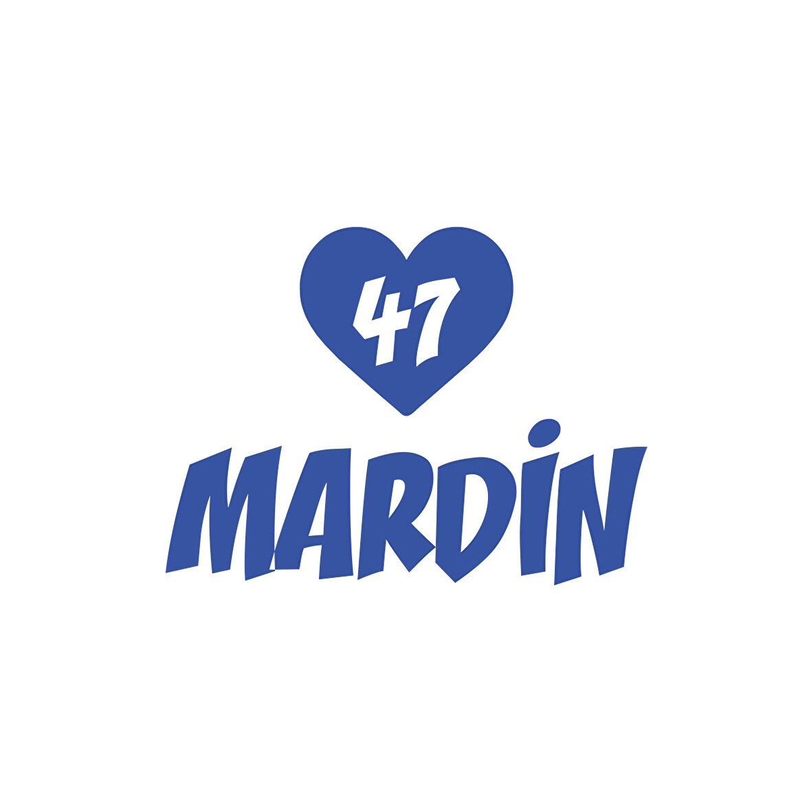 Kalpli 47 Mardin Araba Sticker 17x17 Cm Mavi