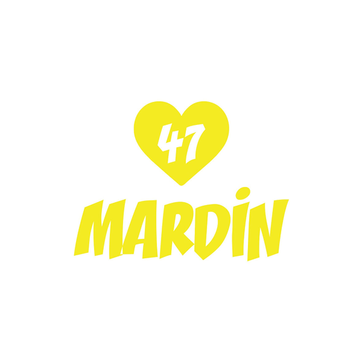 Kalpli 47 Mardin Araba Sticker 17x17 Cm Sarı