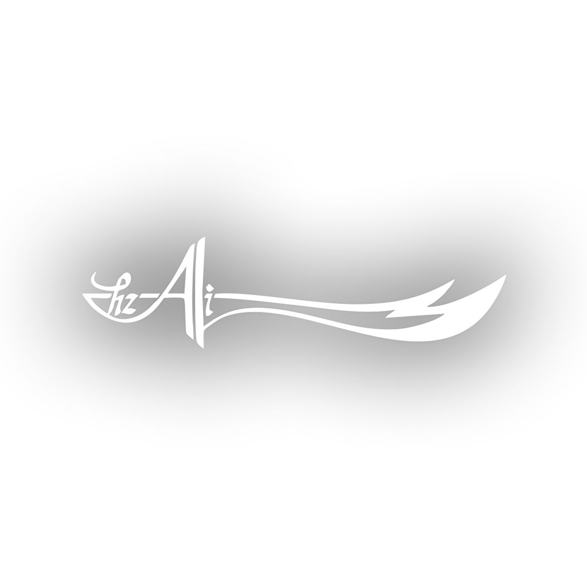 Zülfikar Hz Ali Araba Sticker 17x17 Cm Beyaz