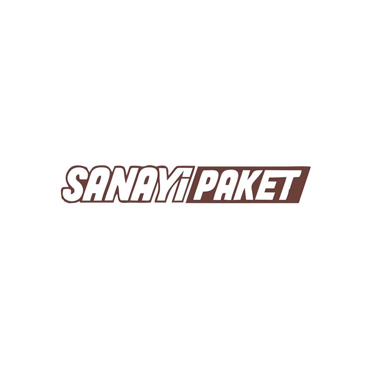 Sanayi Paket Araba Sticker 17x17 Cm Kahverengi