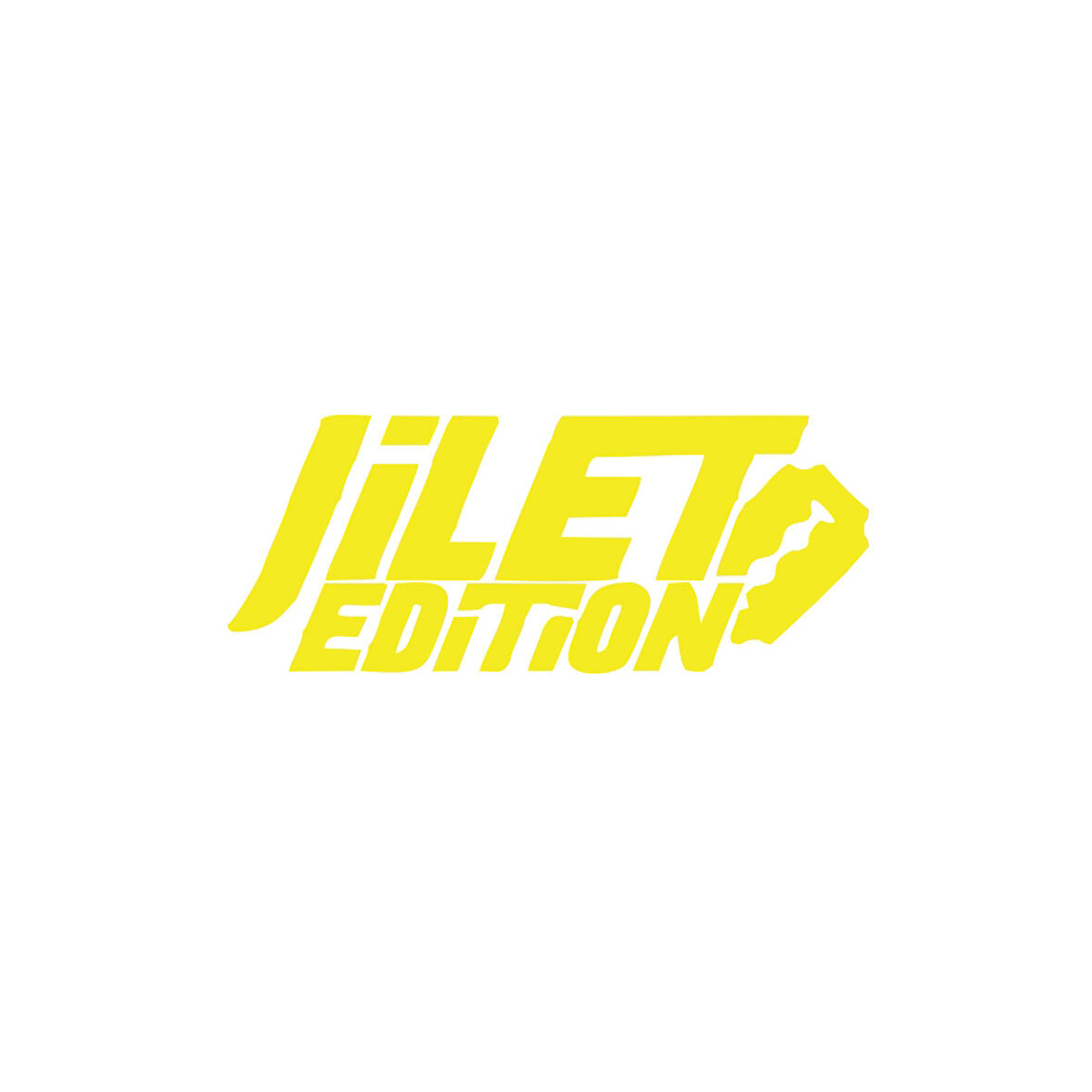 Jilet Edition Araba Sticker 17x17 Cm Sarı