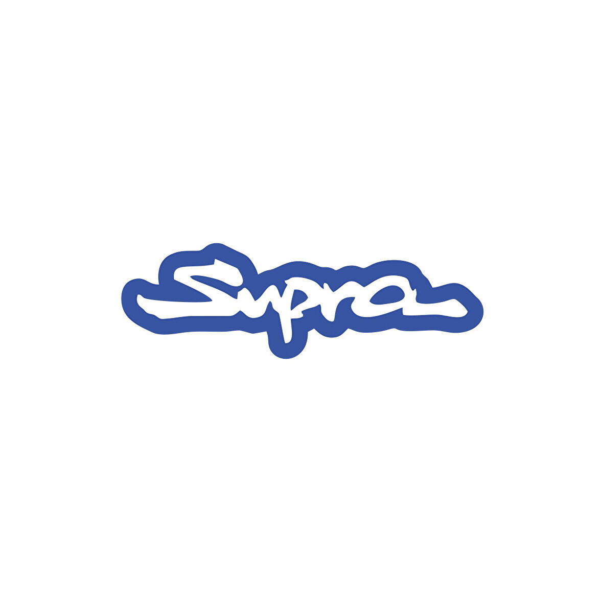 Supra Araba Sticker 17x17 Cm Mavi
