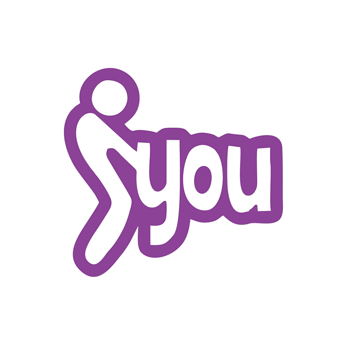 You Araba Sticker 17x17 Cm Mor
