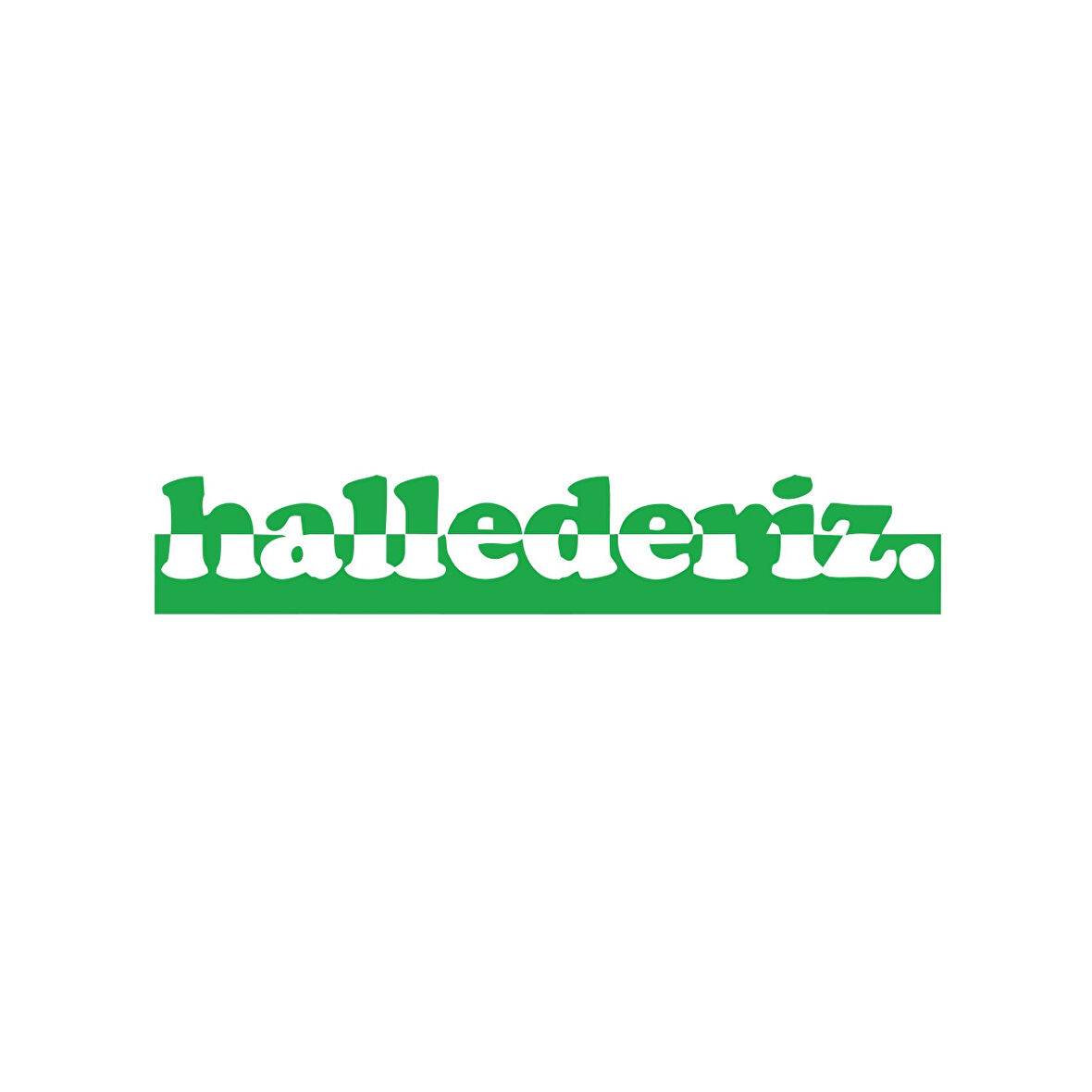 Hallederiz. Araba Sticker 17x17 Cm Yeşil