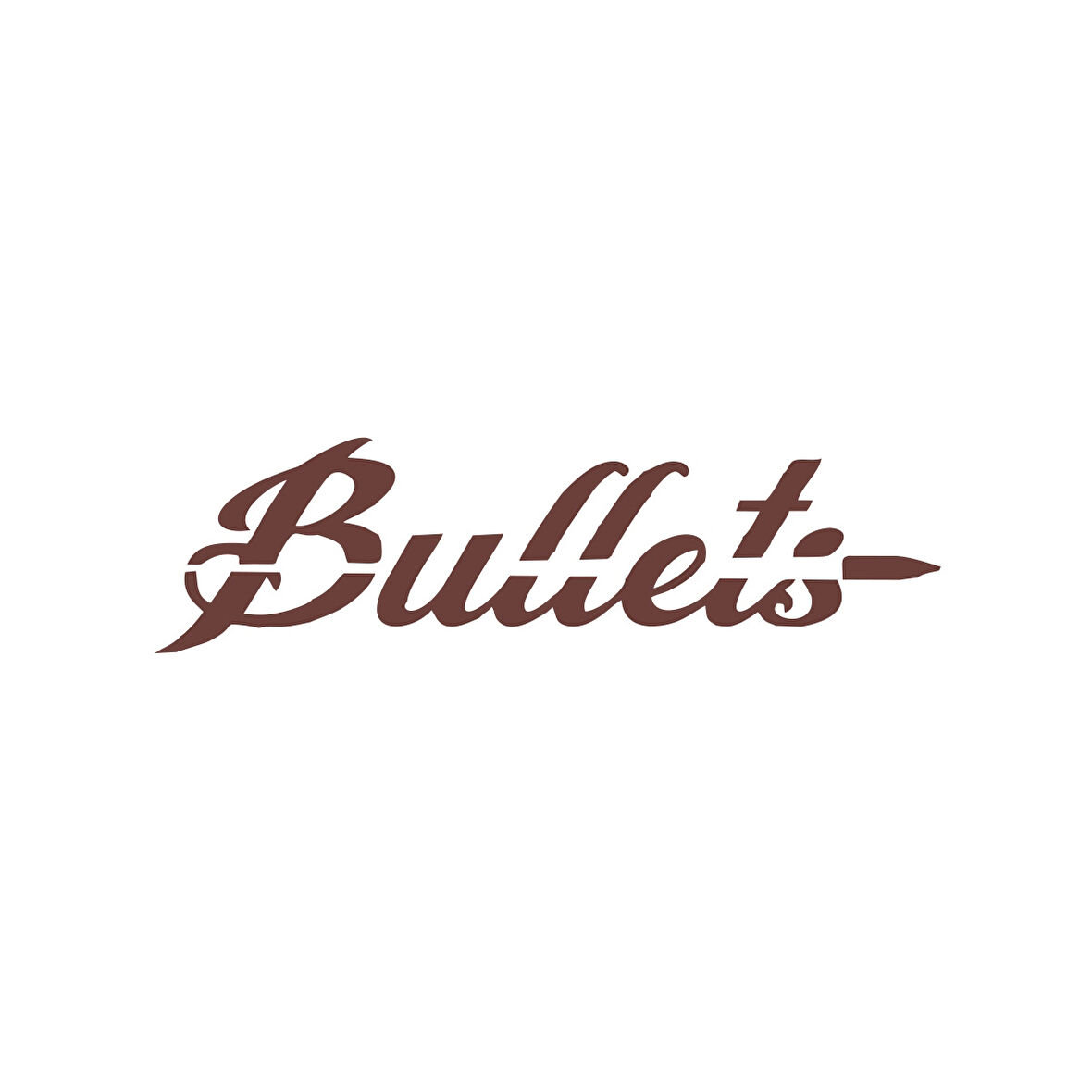 Bullets Araba Sticker 17x17 Cm Kahverengi