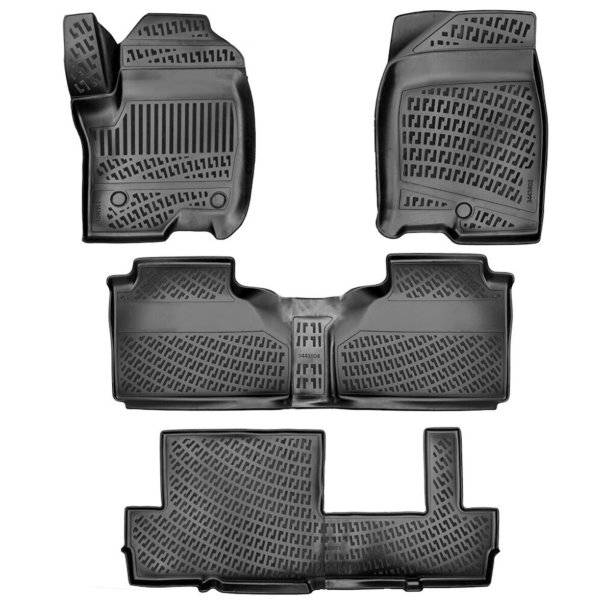 Cadillac Escalade 2021 Sonrası Havuzlu Paspas | ESV Bench Seating 8 Koltuklu