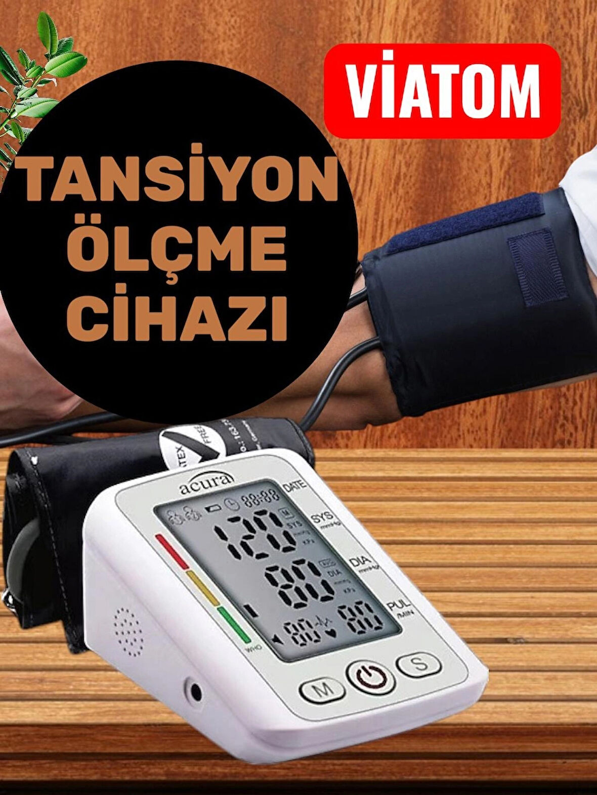 Kol Tipi Dijital Tansiyon Aleti – Hızlı ve Hassas Ölçüm Acura