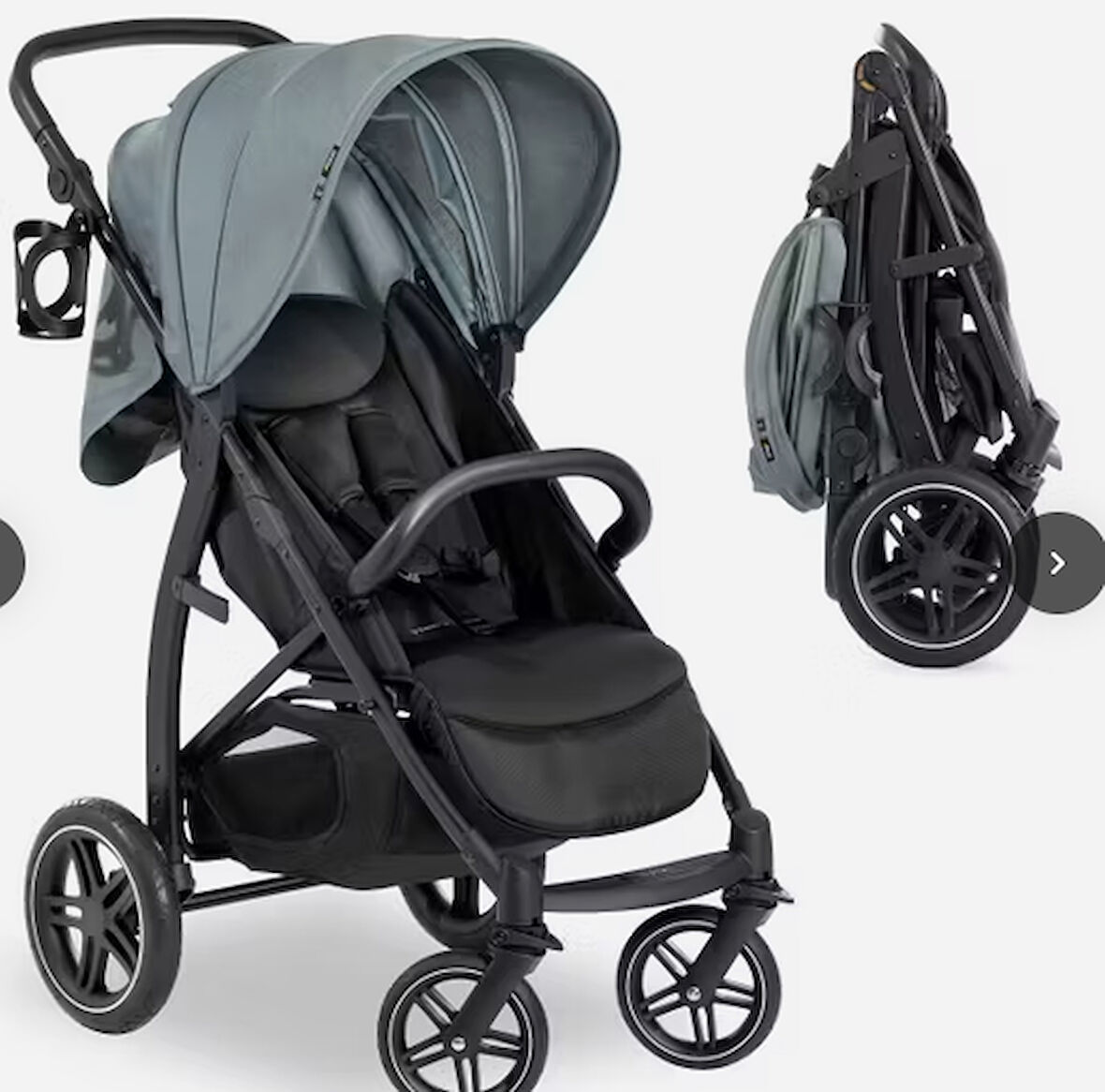 Hauck Rapid 4D Bebek Arabası Jungle Green