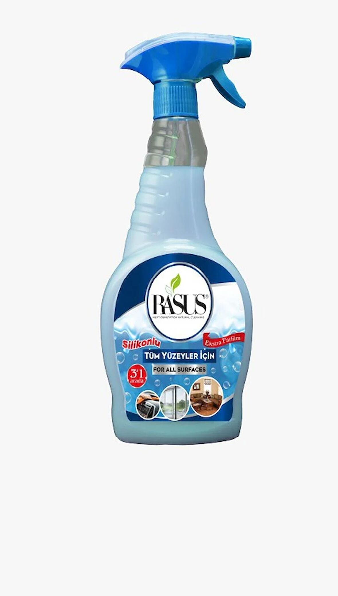 RASUS CAM SİL & AHŞAP VE MOBİLYA PARLATICI PARFÜMLÜ OKYANUS 750 ML