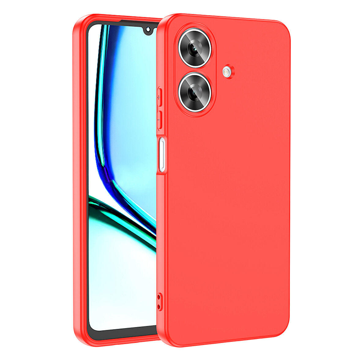Realme Note 60 Kılıf Lansman içi Kadife Silikon Zr-Mara