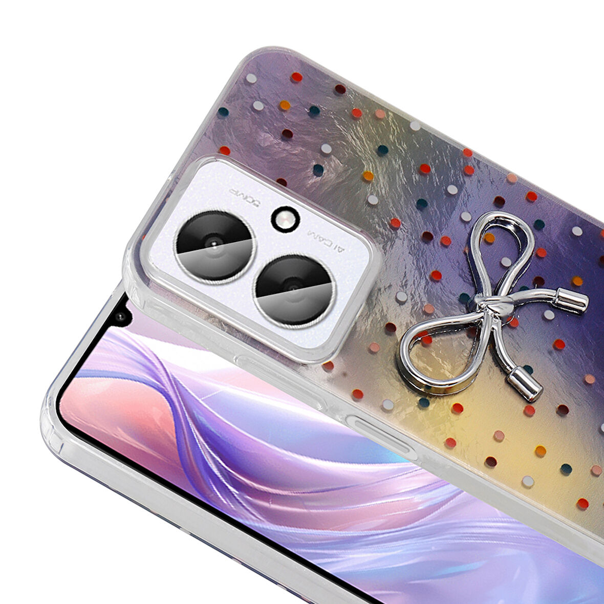 Xiaomi Redmi 13C Kılıf Figürlü Kamera Korumalı Silikon Zr-Ponti