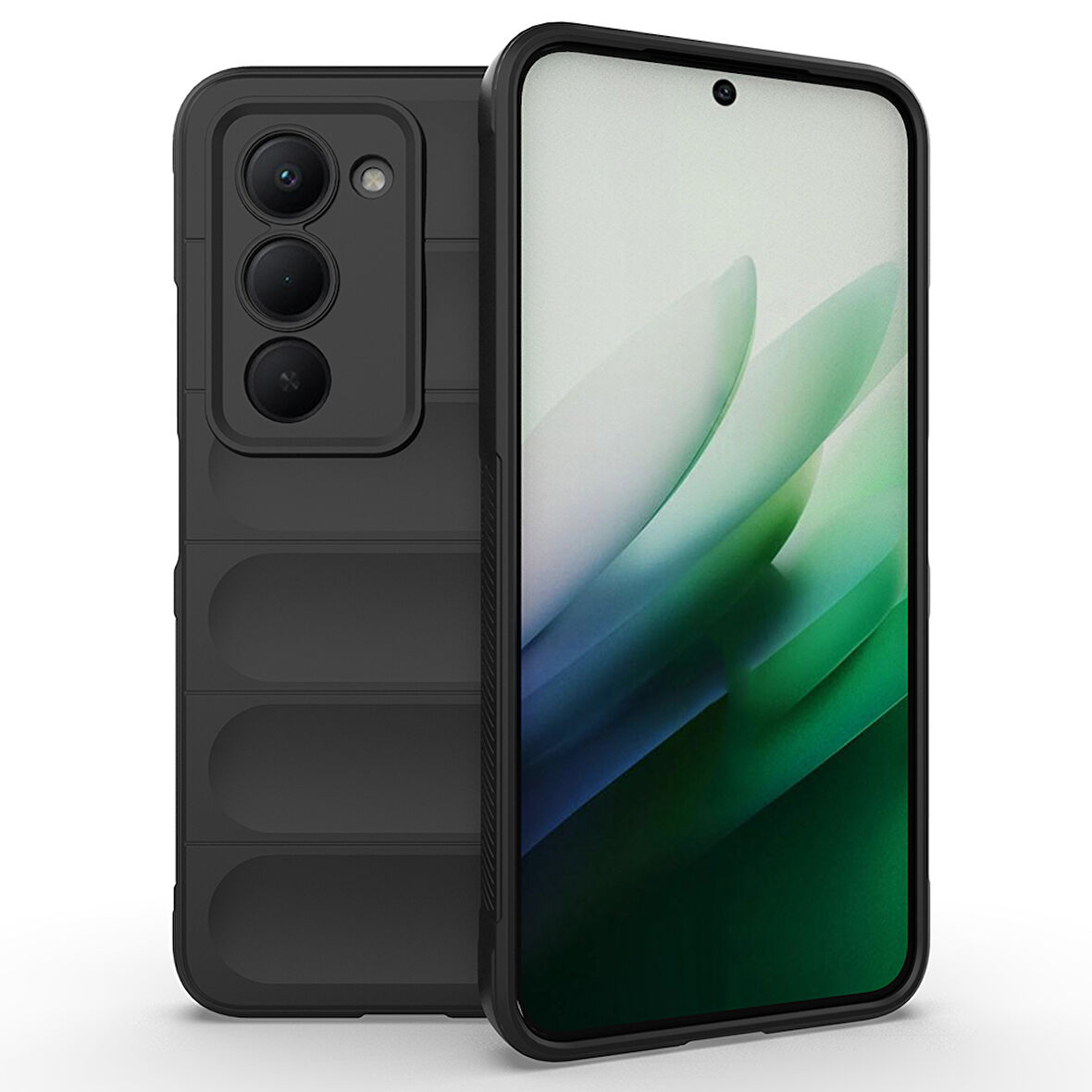 Xiaomi Uyumlu Redmi 15 Kılıf Oyuklu İçi Kadife Silikon Kapak Zr-Etnik