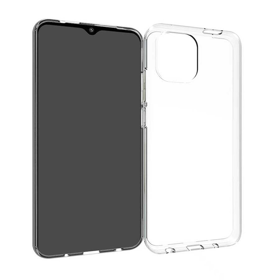 Xiaomi Redmi A1 Kılıf Şeffaf İnce Esnek Silikon Kılıf Zipax-Süper