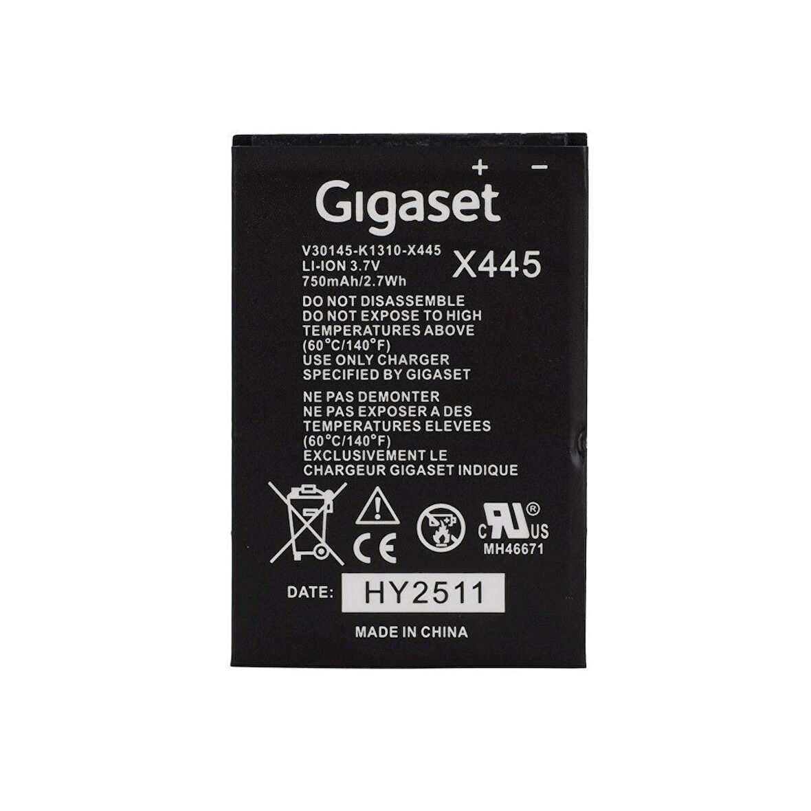 Siemens Gigaset X445 Batarya SL400 / SL450 / SL450 GO / SL780