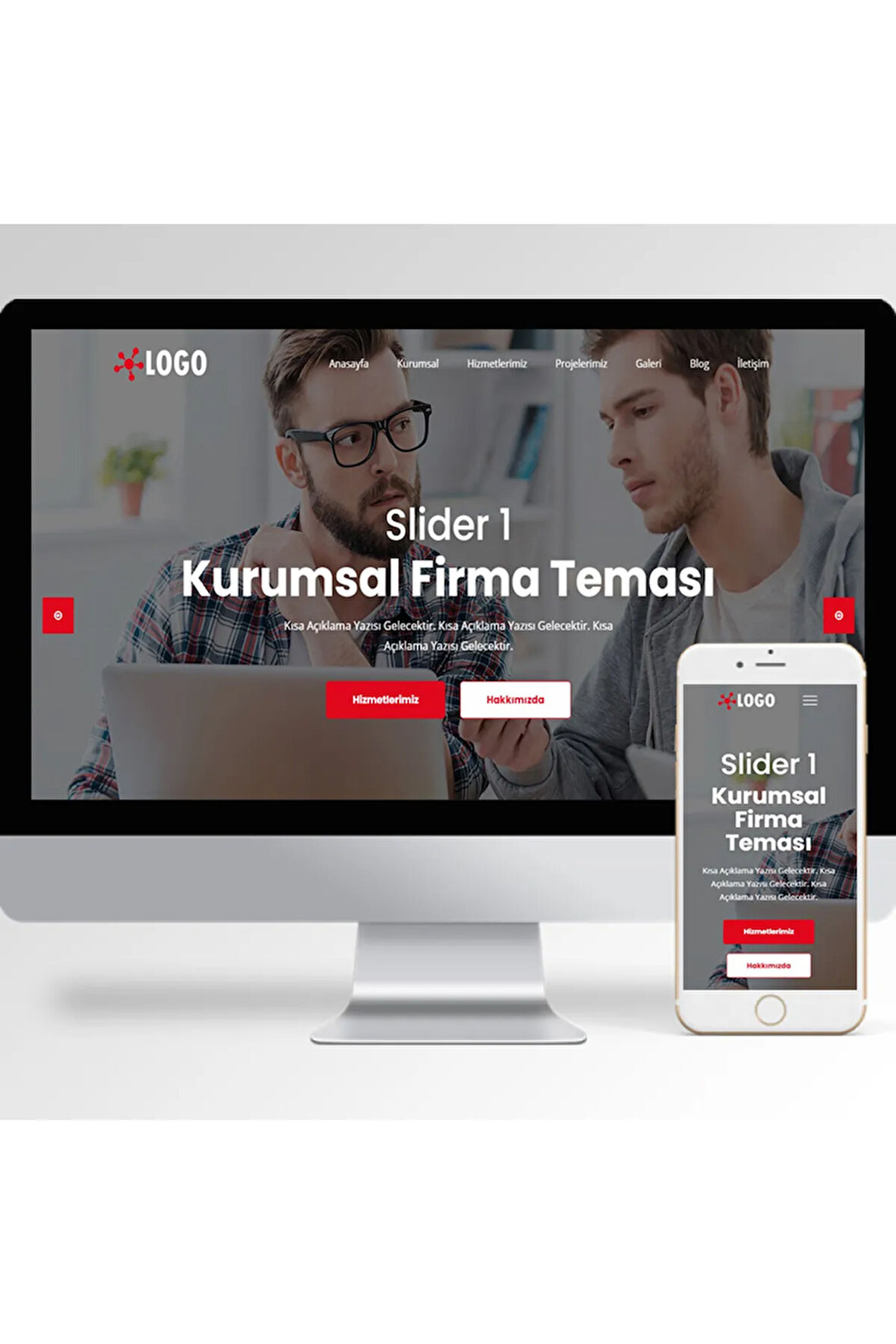 Hazır Kurumsal Web Sitesi Yazılımı V18