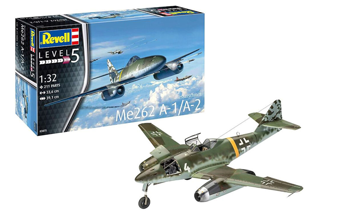 Revell Level 5 Maket Messerschmitt ME262 03875