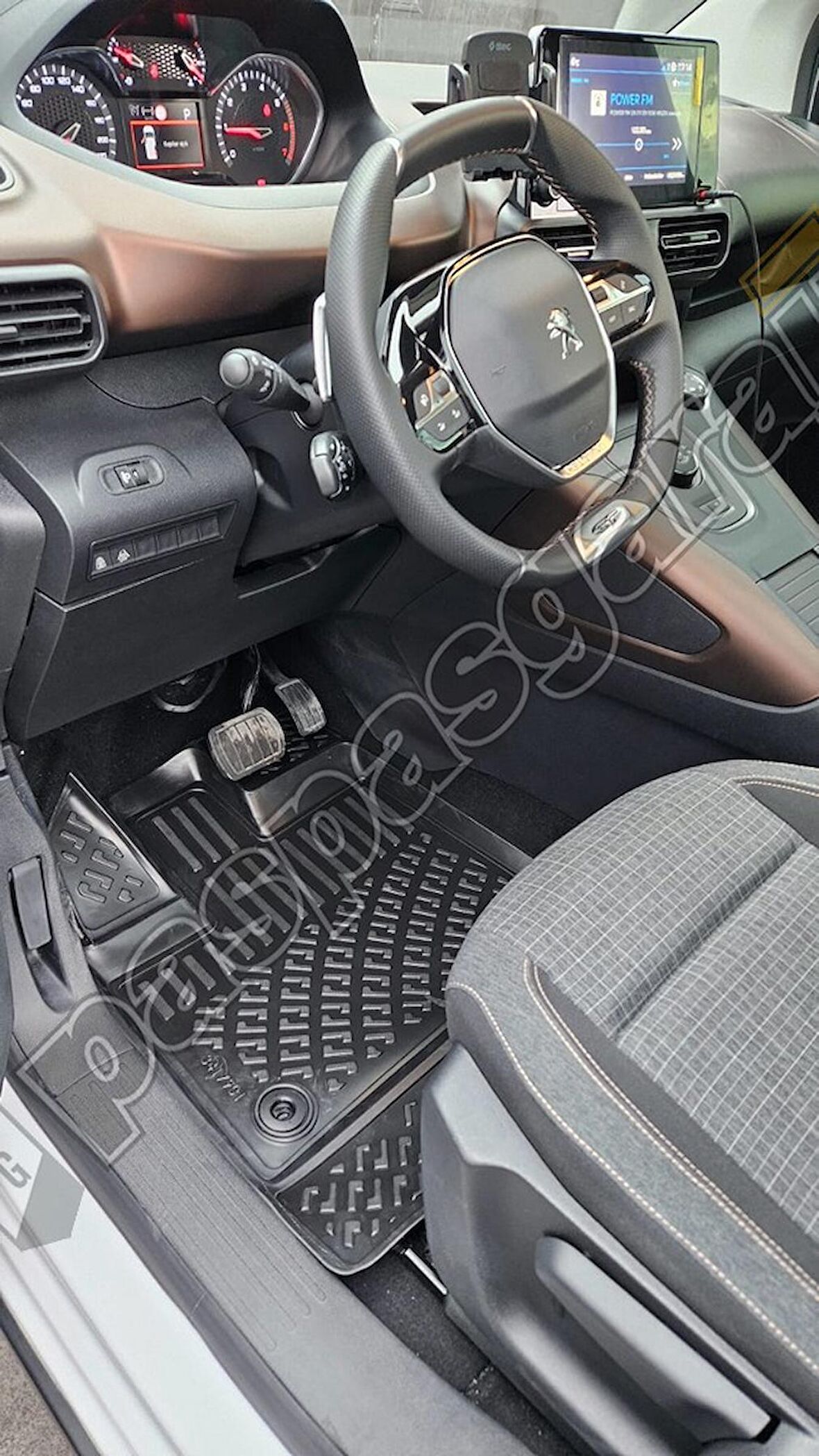 Peugeot Rifter 3D Havuzlu Paspas 2019 Üzeri