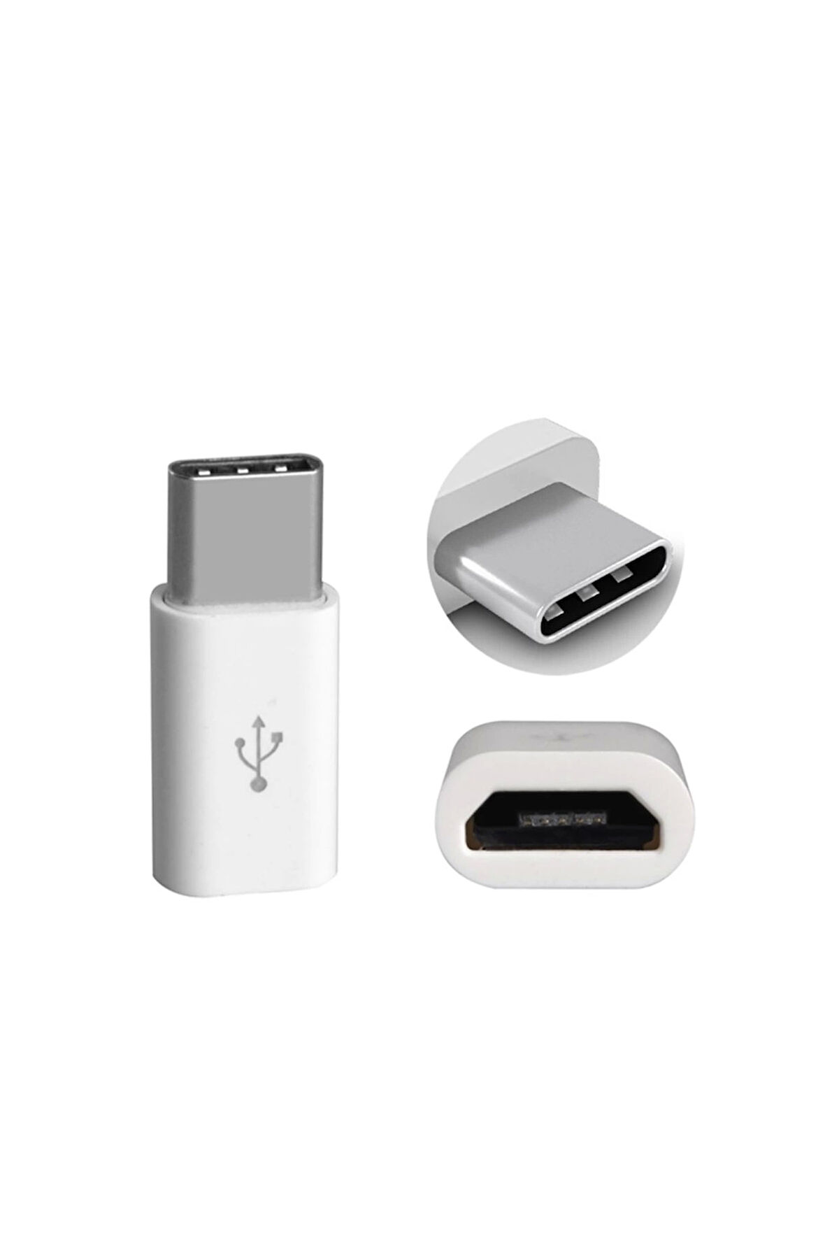 Usb 3.1 Type C To Mikro Usb Şarj Dönüştürücü Çevirici Adaptör Samsung Note 7 Lg G5 Gm5 Plus Mac