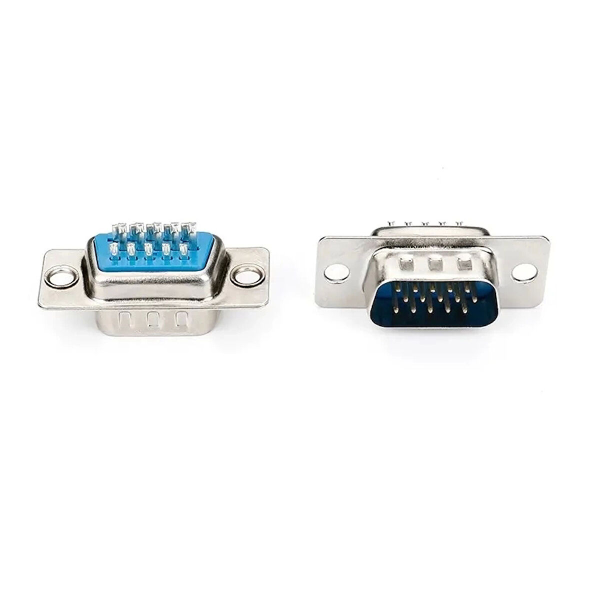 15 Pin Erkek D-Sub VGA Konnektör Fiş Lehimli