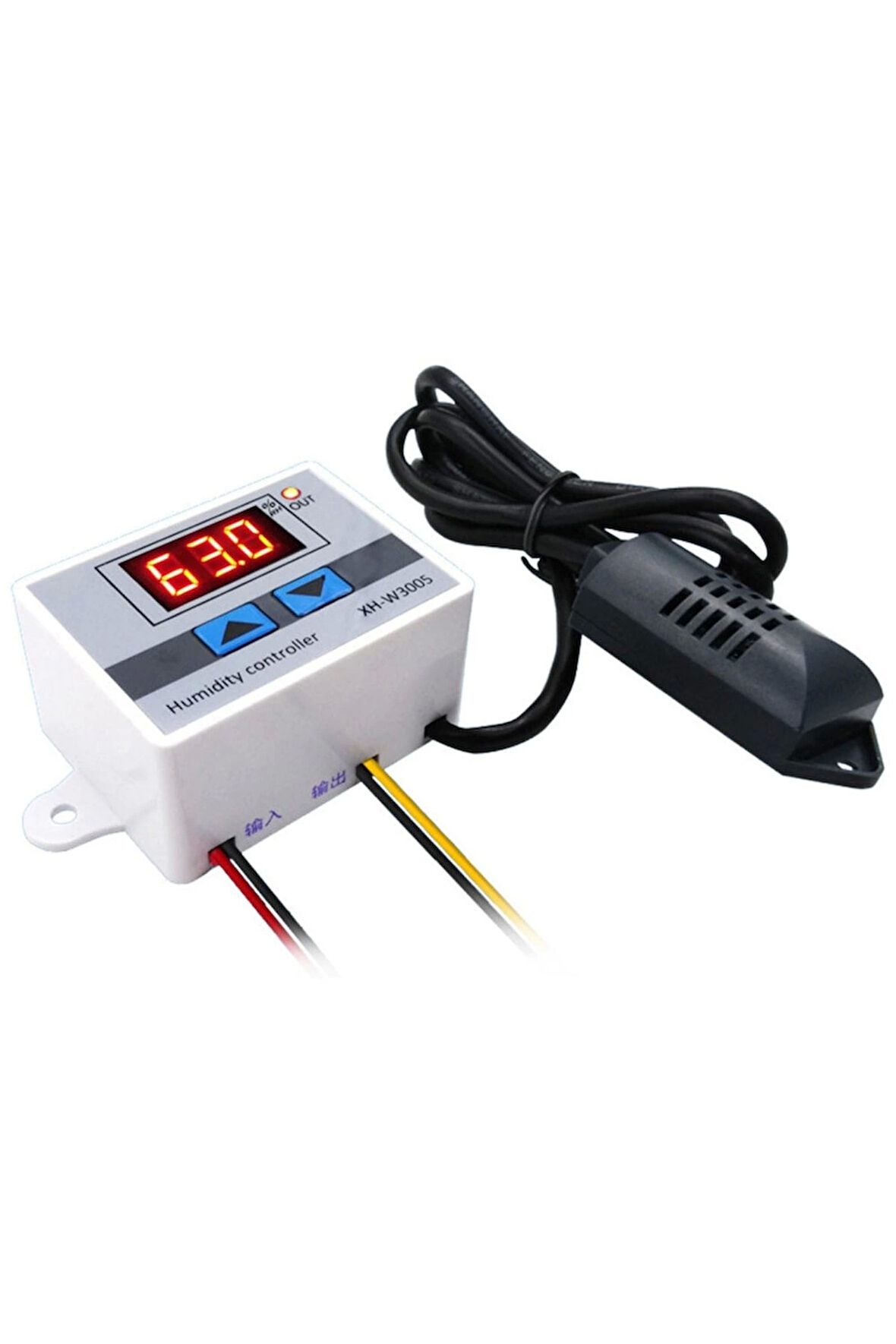 XH-W3005 AC 220V Dijital Nem Kontrol Cihazı 120W Güç Kuluçka Depo Oda Sera Havalandırma