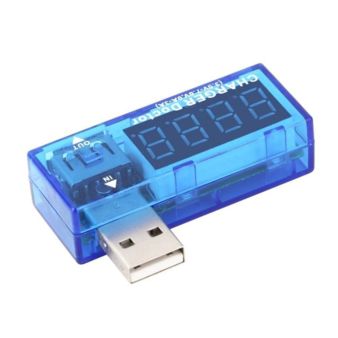 USB Şarj Ölçer Şarj Doktoru Voltmetre Ampermetre Şarj Metre