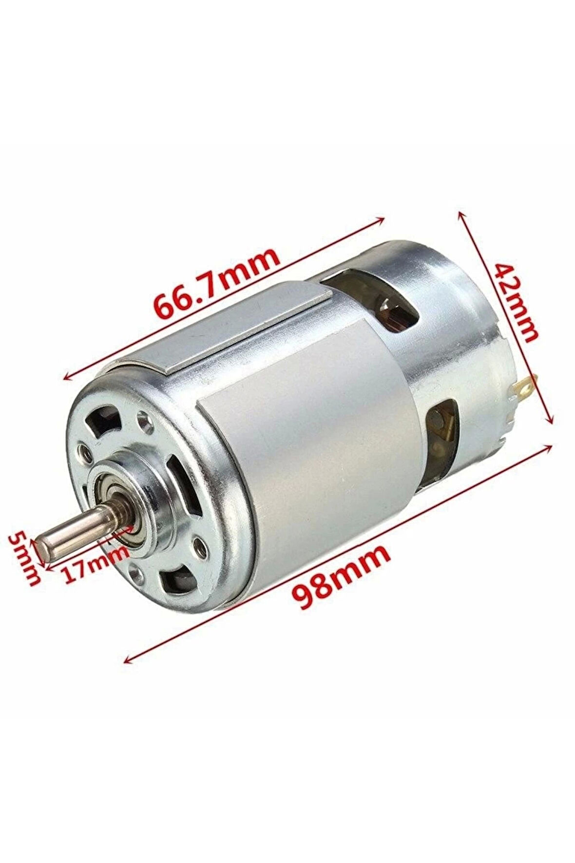 RS775 DC Motor 24V 6000Rpm Yüksek Hız Tork Matkap Torna CNC Router Motor Dairesel Testere Düşük Ses