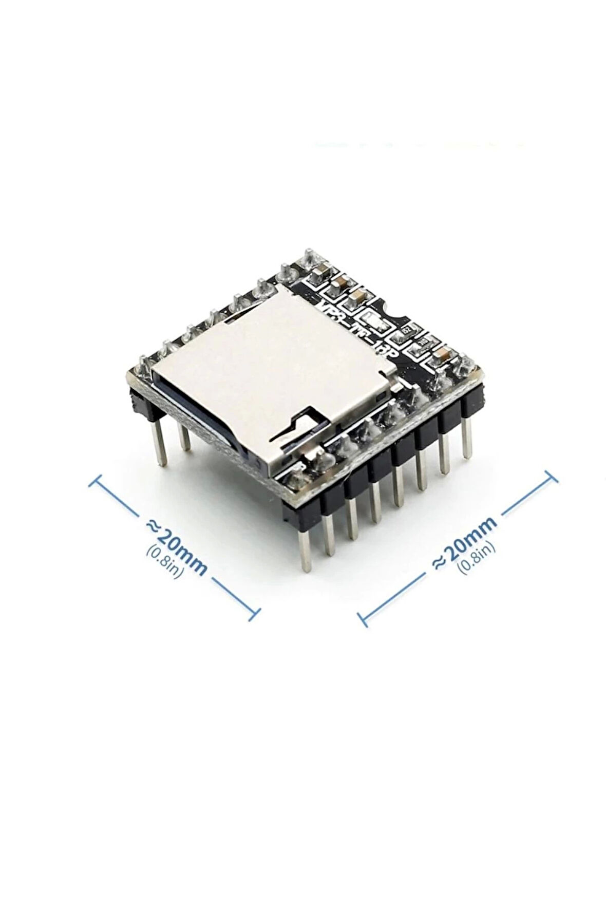 Mp3-tf-16p Mini Mp3 Player Modülü Wav Ses Çalma Oynatıcı Micro Sd