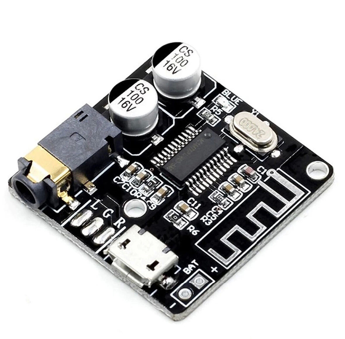 Bluetooth 5.0 Ses Müzik Alıcı Modülü Devre Kartı 5v Alıcı - Bluetooth Ses Ve Müzik Alıcı Modülü