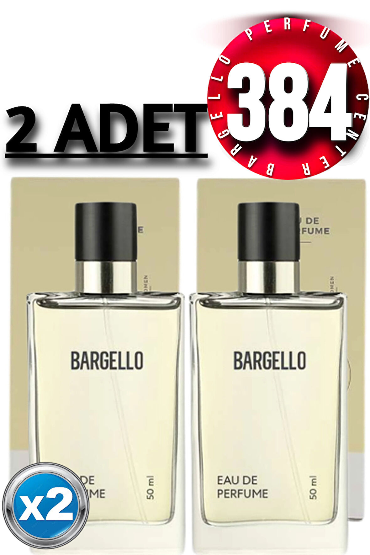 Bargello 384x2(2 adet) Kadın Parfüm Floral 50 ml Edp