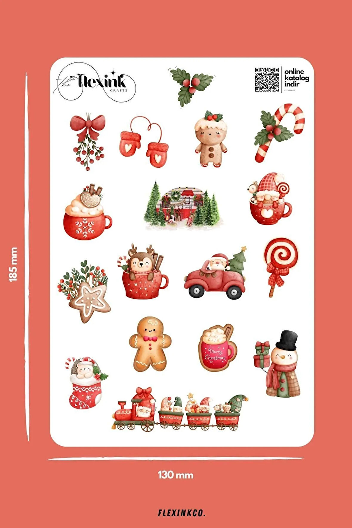 Beyaz Düşler Temalı Şeffaf Sticker Seti Scrapbook Ajanda Journal Bullet Planner Telefon