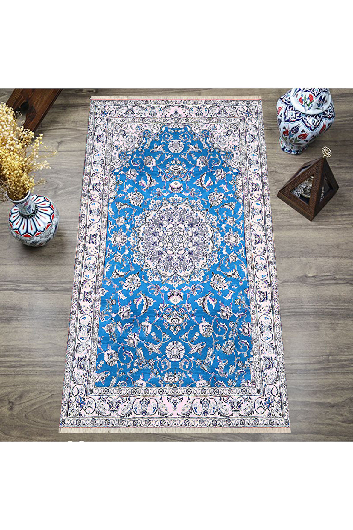 Dijital Baskılı, Yıkanabilir, Yumuşak Dokulu Çocuk ve Yetişkin SECCADE S-DOT-124-1