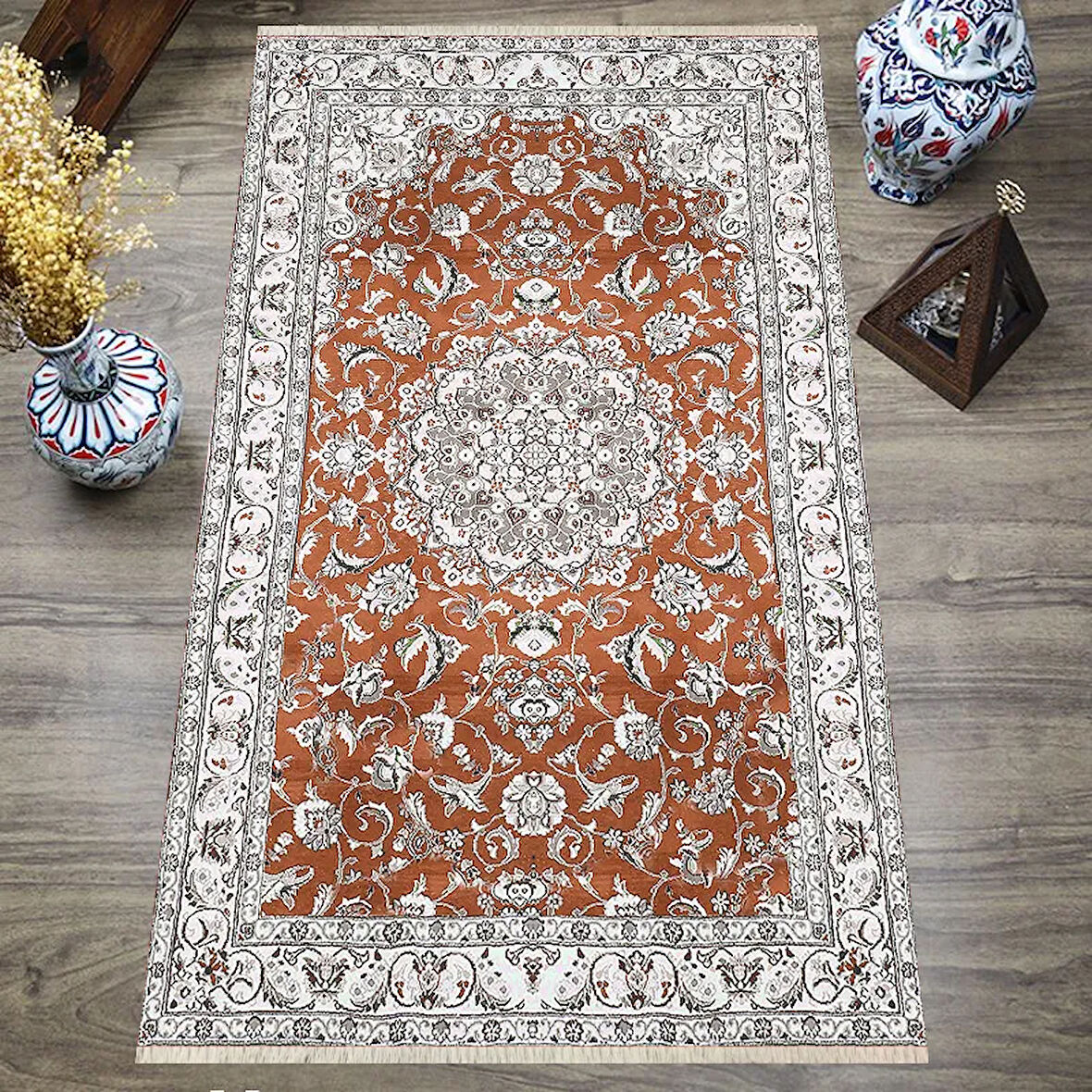 Dijital Baskılı, Yıkanabilir, Yumuşak Dokulu Çocuk ve Yetişkin SECCADE S-DOT-124-3