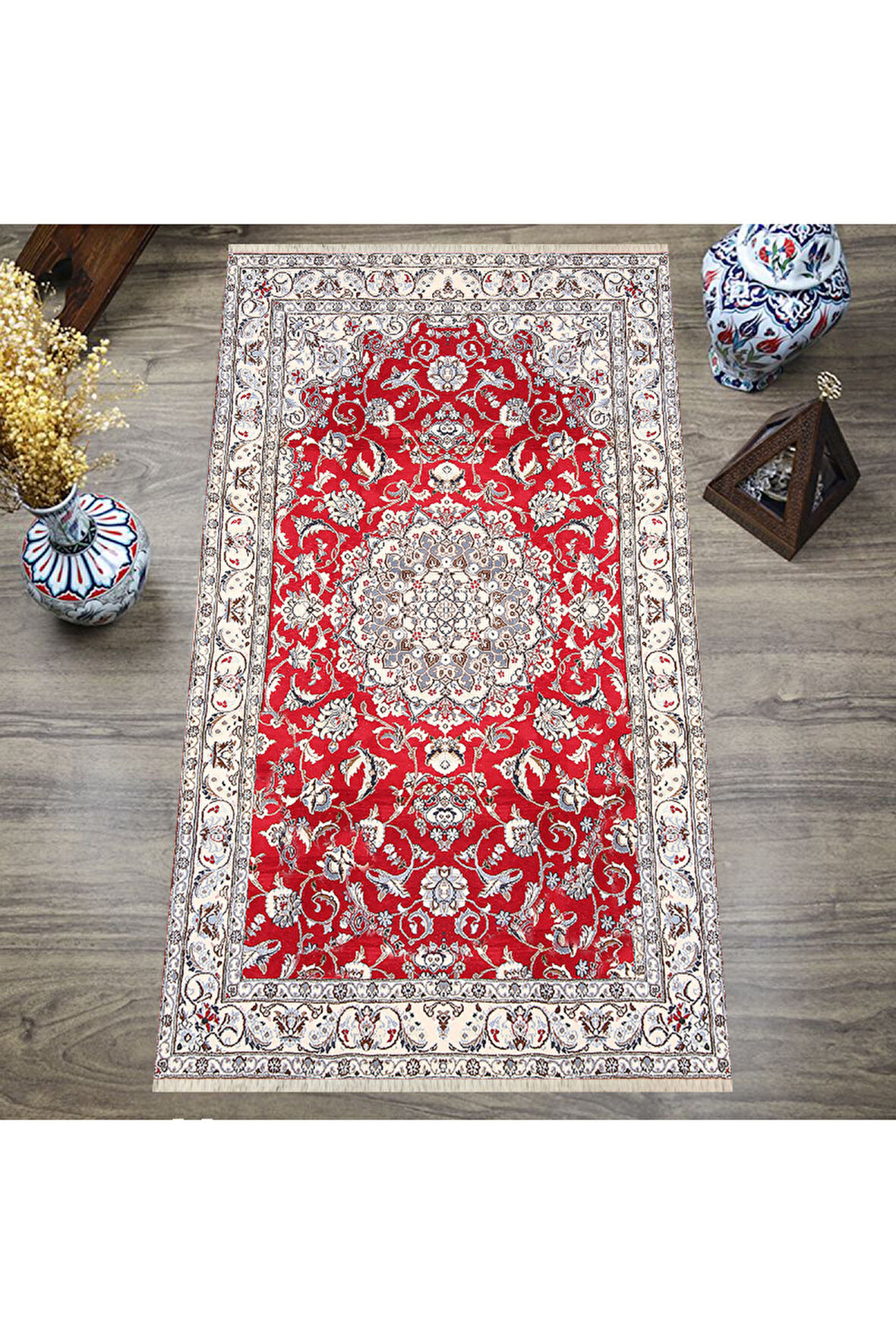Dijital Baskılı, Yıkanabilir, Yumuşak Dokulu Çocuk ve Yetişkin SECCADE S-DOT-124