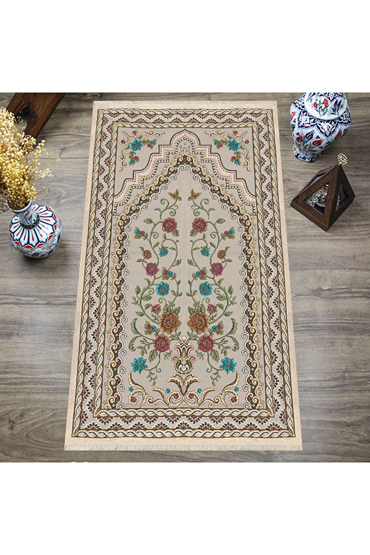 Dijital Baskılı, Yıkanabilir, Yumuşak Dokulu Çocuk ve Yetişkin SECCADE S-DOT-N104