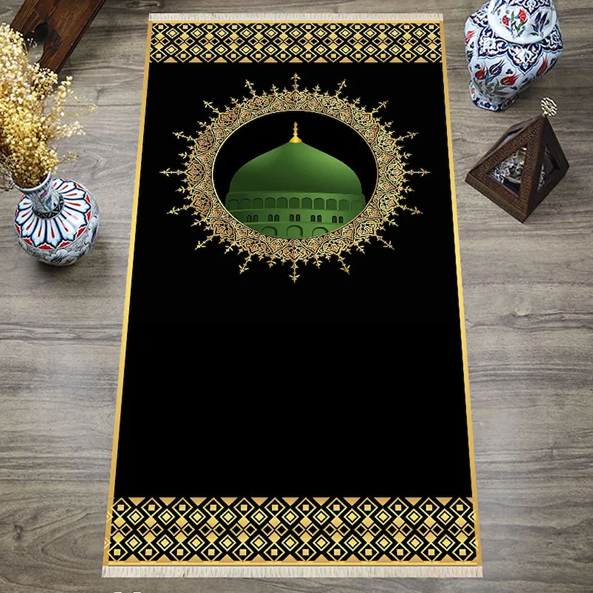 Dijital Baskılı, Yıkanabilir, Yumuşak Dokulu Çocuk ve Yetişkin SECCADE S-DOT-SN-014