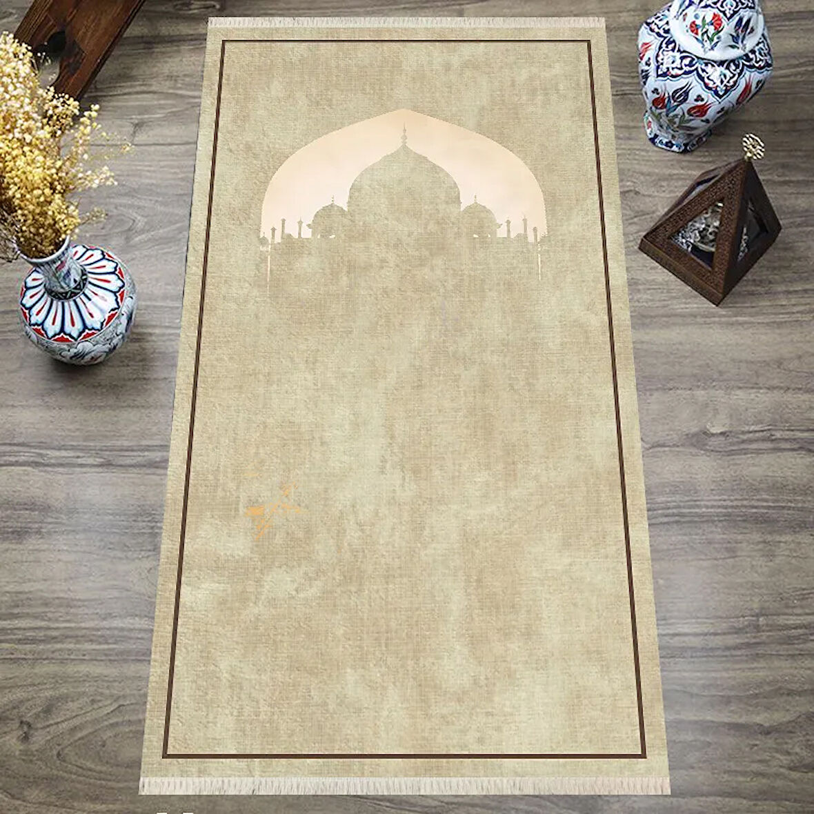 Dijital Baskılı, Yıkanabilir, Yumuşak Dokulu Çocuk ve Yetişkin SECCADE S-DOT-SN-023