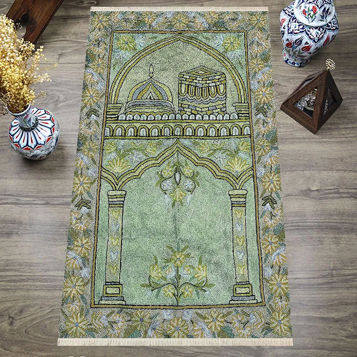 Dijital Baskılı, Yıkanabilir, Yumuşak Dokulu Çocuk ve Yetişkin SECCADE S-DOT-SN-037